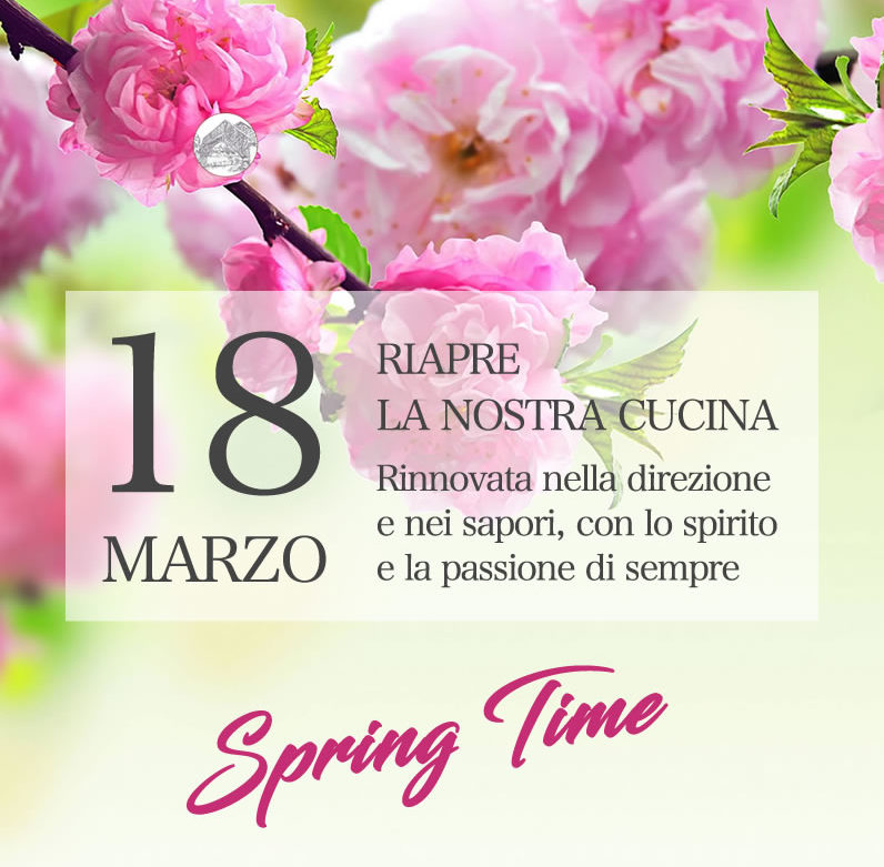 18 Marzo - Riapre la nostra Cucina!