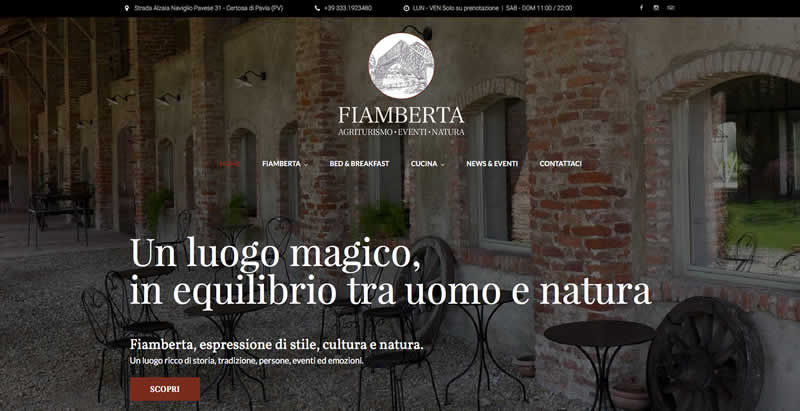 Il nuovo sito web di Fiamberta è online!